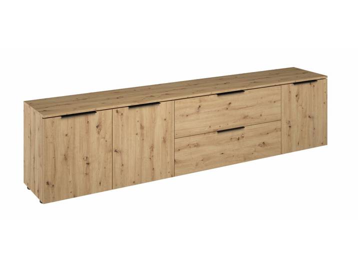 Novel XL TV-Lowboard FOCUS WOOD, Eiche Artisan, Holznachbildung