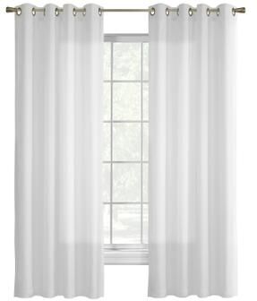 ThermaLogic ThermaVoile Rhapsody Lined Grommet Extra Wide Width Single Curtain Panel
