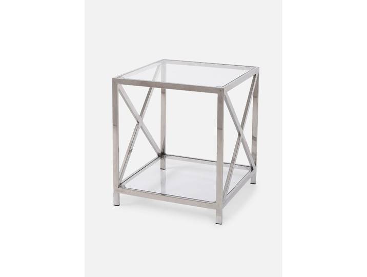 bonprix Chrom Beistelltisch, 45x40x40 cm, Glanz für Dein Zuhause, silber