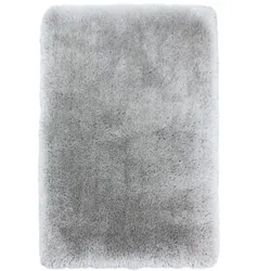 Superweicher Hochflor-Teppich - `Orwell`. Farbe: Silber, 120x170 cm | Kadima Design