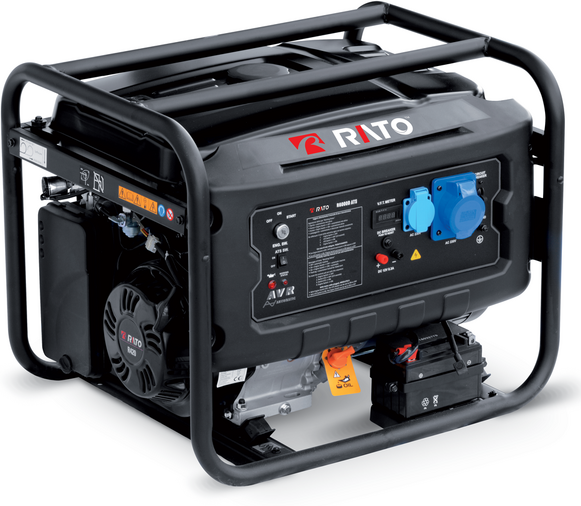Rato R6000D-ATS AVR - Benzin-Stromerzeuger mit AVR-Regelung 6 kW - Dauerleistung 5.5 kW - 230V