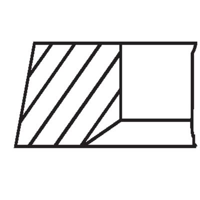 MAHLE Kolbenringsatz 021 93 N0 für RENAULT