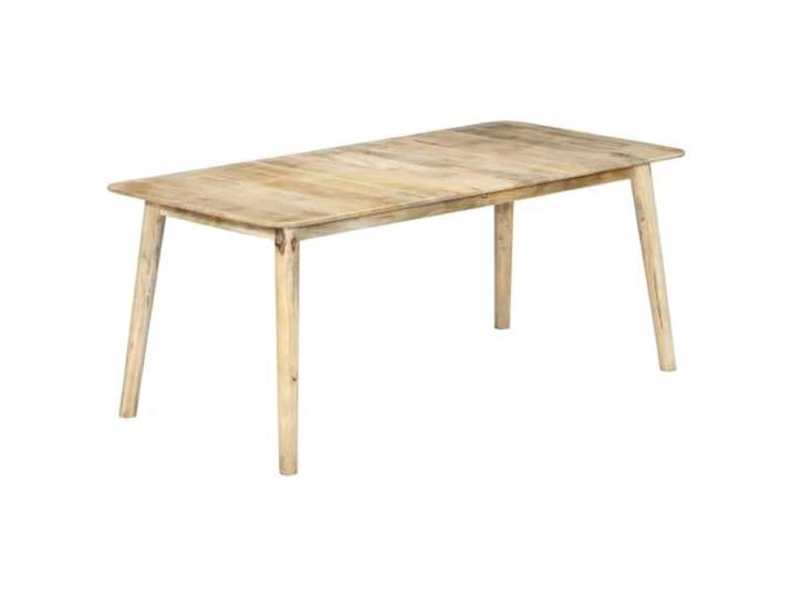 HEFZGDB Massiver Mangoholz Esstisch 180x90x76 cm Klassisches Design Küchentisch Handgefertigt Robustes Hartholz Natürliche Maserung Einfache Montage Langlebige Konstruktion