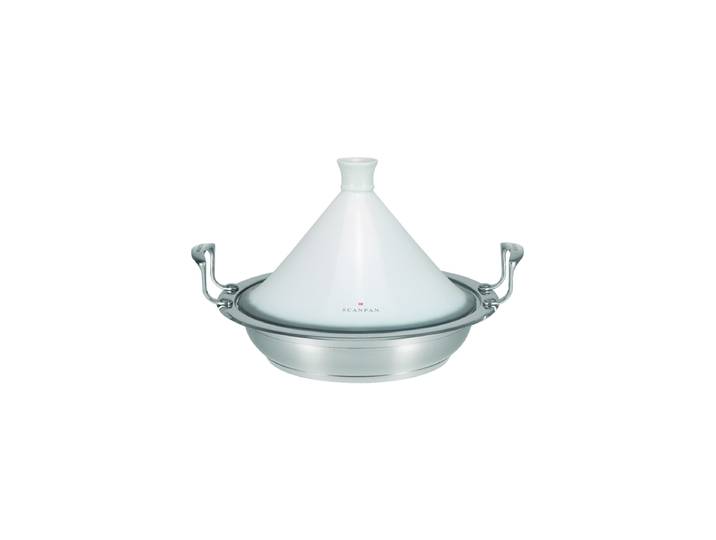 Premium Tajine „Impact“ Silber Ø 28 cm, 3.2 Liter SCANPAN