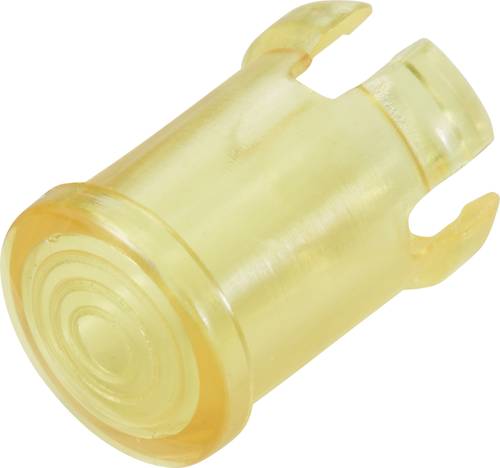 TRU COMPONENTS TC-13069288 Leuchtkappe Gelb, Transparent Passend für (LEDs) LED 5mm