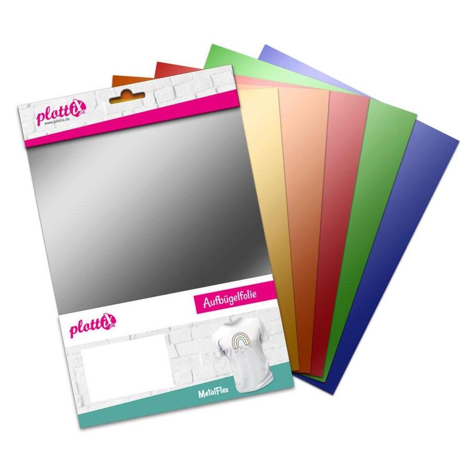 PlottiX MetalFlex Bundle 20cm x 30cm (6 Folien) (0767523755984)