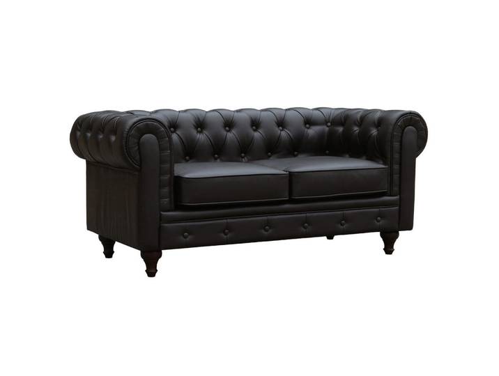Habitat Garten Einzelsofa aliza Braun, 82x70x157 cm, Wohnzimmer, Sofas & Couches, Sofas, Chesterfield Sofas