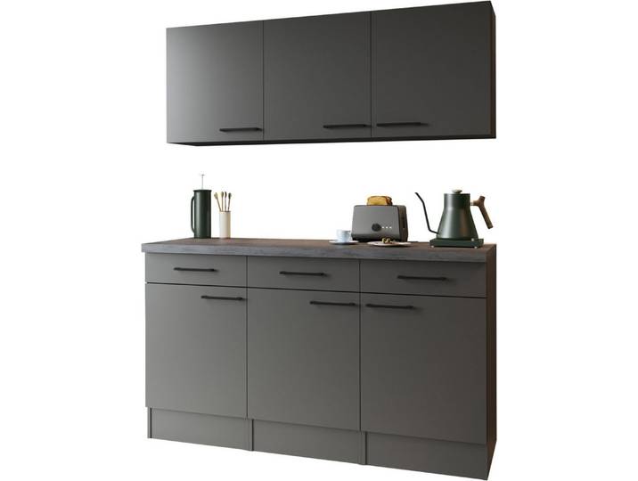 RESPEKTA Sideboard Oliver, zerlegt, mit Soft Close Funktion, inkl. Oberschränke, Breite 150 cm