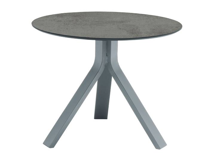 Stern Beistelltisch Freddie Ø 60 cm Aluminium graphit Tischplatte