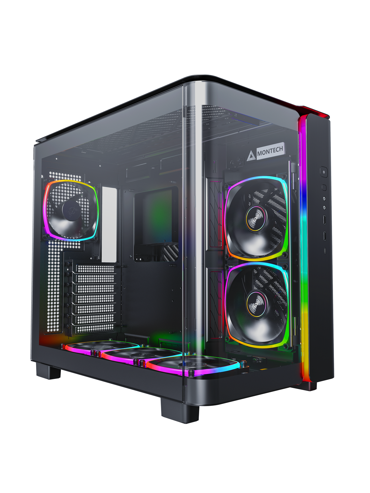 Montech King 95 Pro - Black - Gehäuse - Miditower - Schwarz