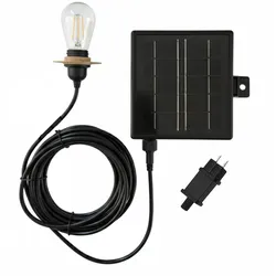 Lumisky E27 ENNA 5M Solarstromkabel Plastik Schwarz