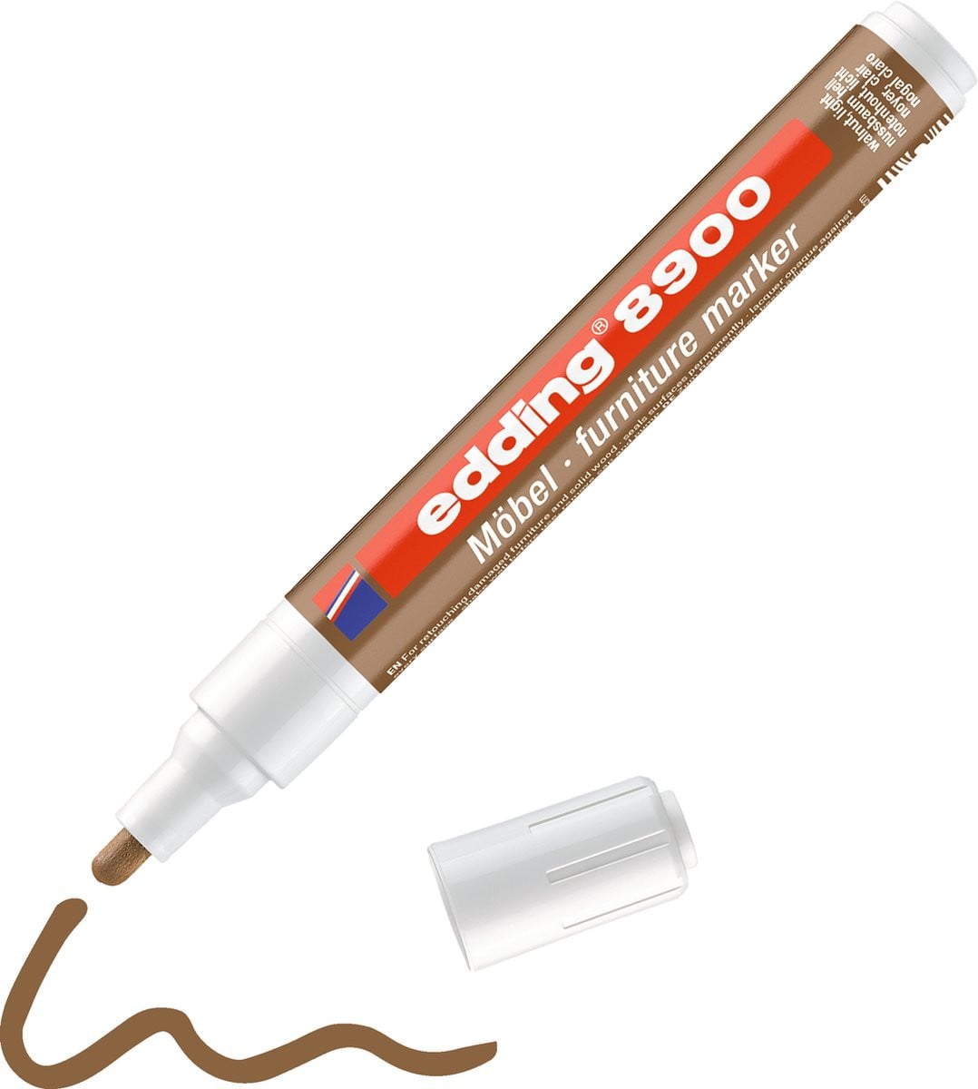 Edding 8900 Meubelstift voor reparatie van meubels - Notenhout licht - 1,5-2mm