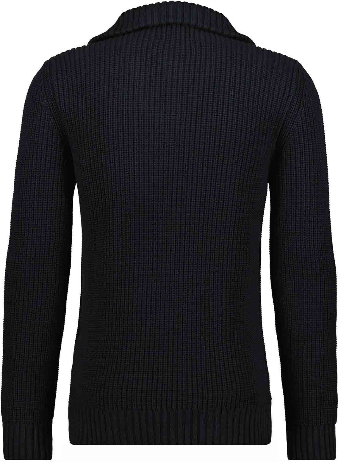 Rundhalspullover RAGMAN, Herren, Gr. 50, schwarz, Strick, 100% Baumwolle, Pullover Rundhalspullover schwarz 50