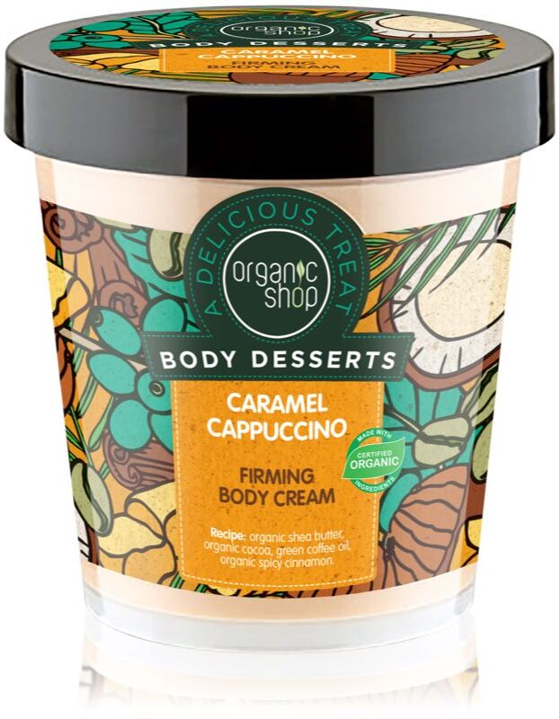 Organic Shop Body Desserts Caramel Cappuccino crème pour le corps raffermissante 450 ml