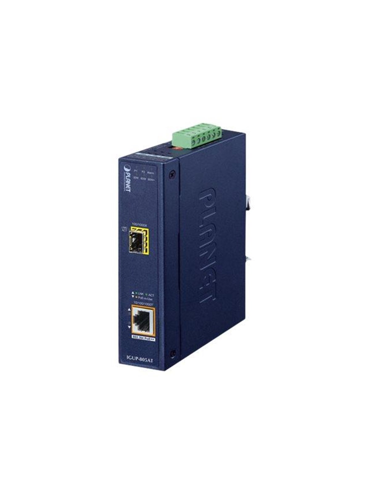PLANET IGUP-805AT - fibre media converter - 10Mb LAN 100Mb LAN 1GbE