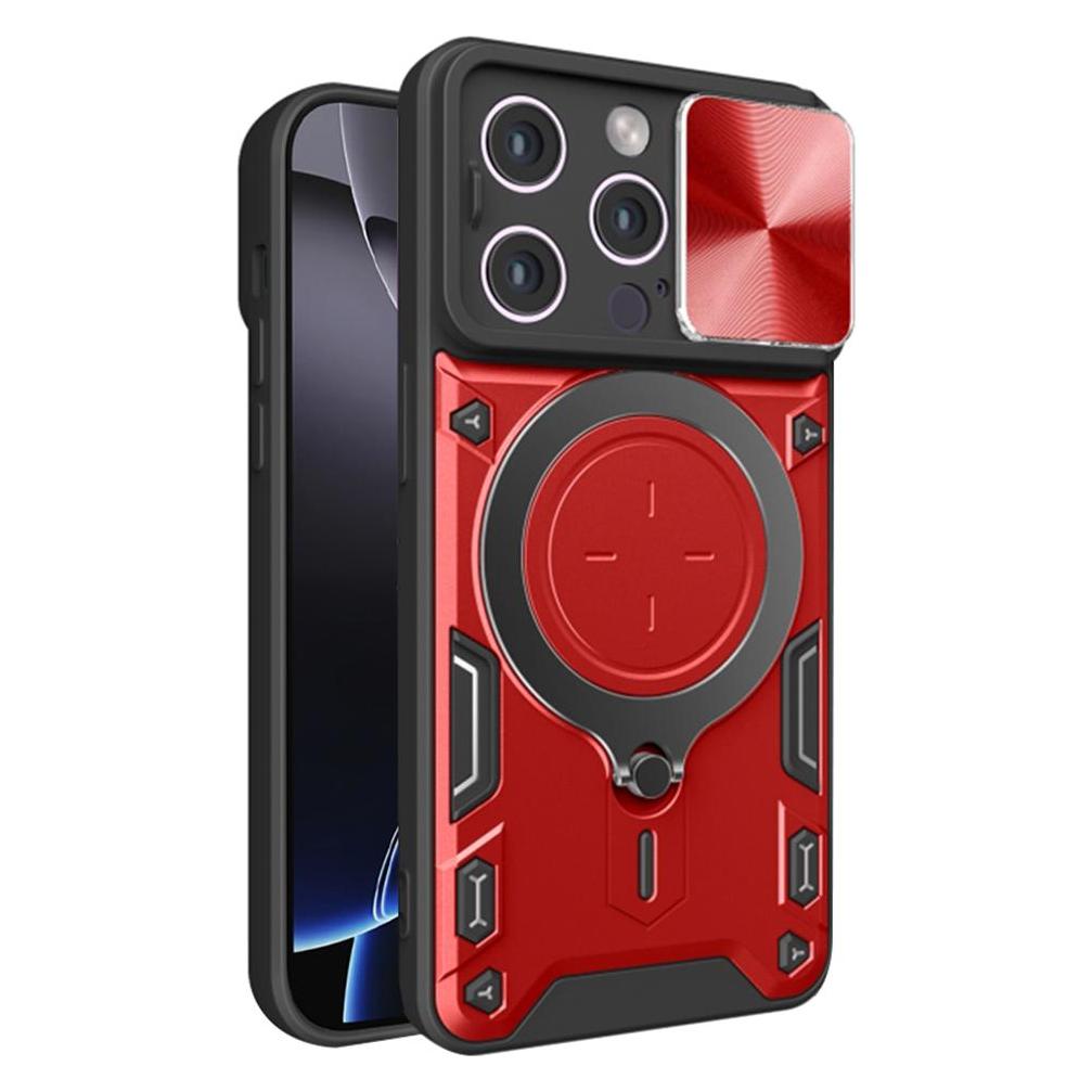 Techsuit - CamGuard Pro - iPhone 16 Pro Max - Red (Apple iPhone 16 Pro Max) (56356862)