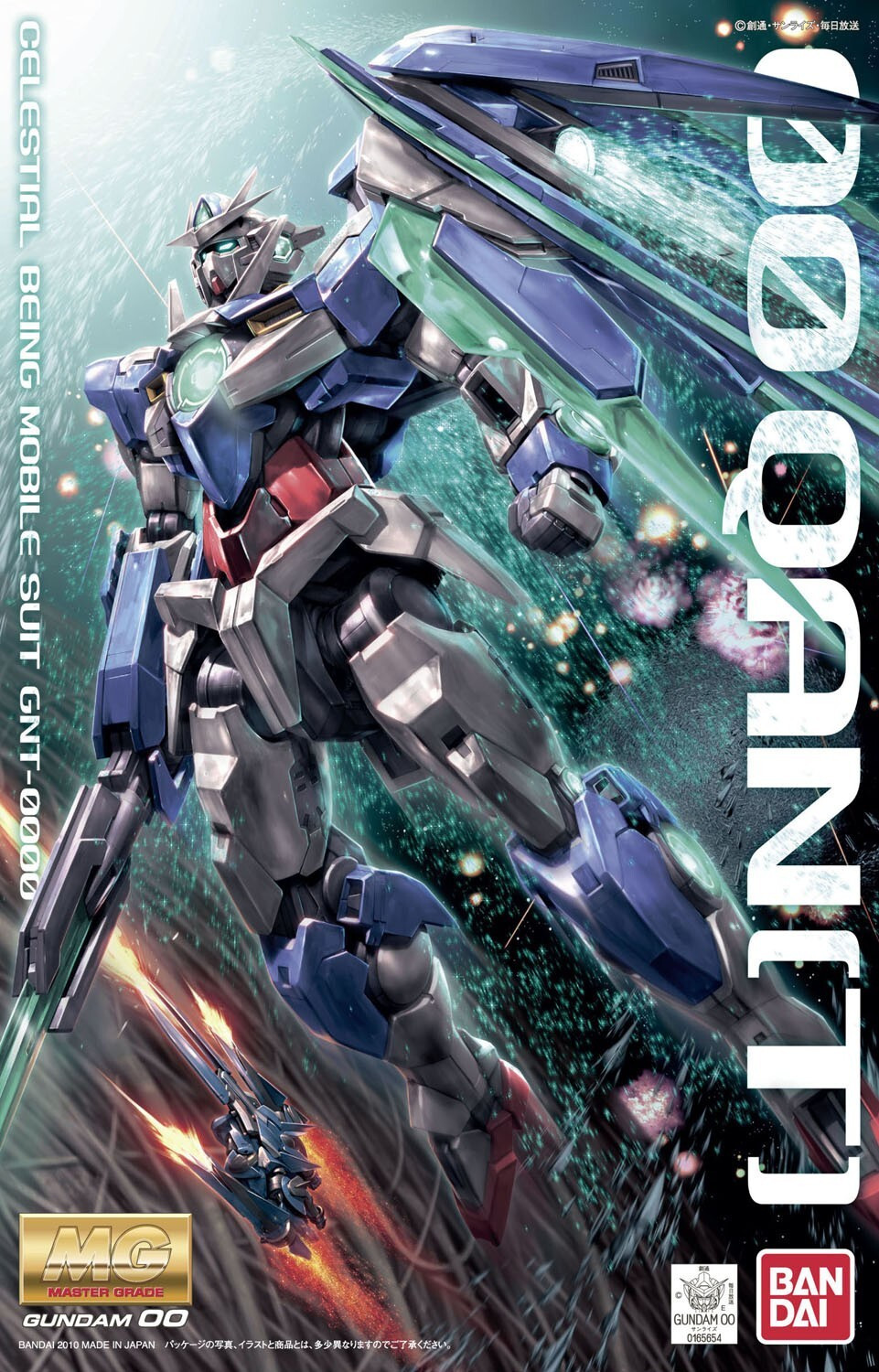 Bandai Gundam 00 Qan[T] MG 1/100 Bouwpakket