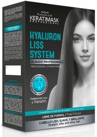 Be Natural Glättungskit Hyaluron Liss System keratimask professional