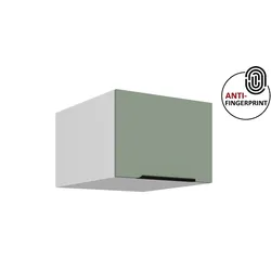 Küchen Aufsatzschrank 50 Küche ARIA Aquamarin matt Küchenzeile Anti Fingerprint