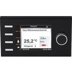 Wolf Bedienmodul BM-2 schwarz ohne Außenfühler Modul Wärmepumpe Zubehör 2745306