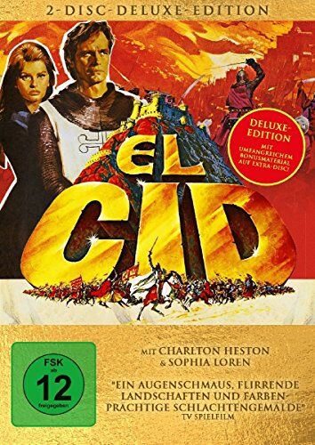 Charlton Heston - El Cid [Deluxe Edition] [2 DVDs] - Preis vom 09.10.2026 07:28:09 h