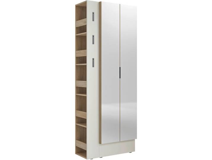Garderobenschrank Sarina Eichefarben, Kaschmir B: 76 cm