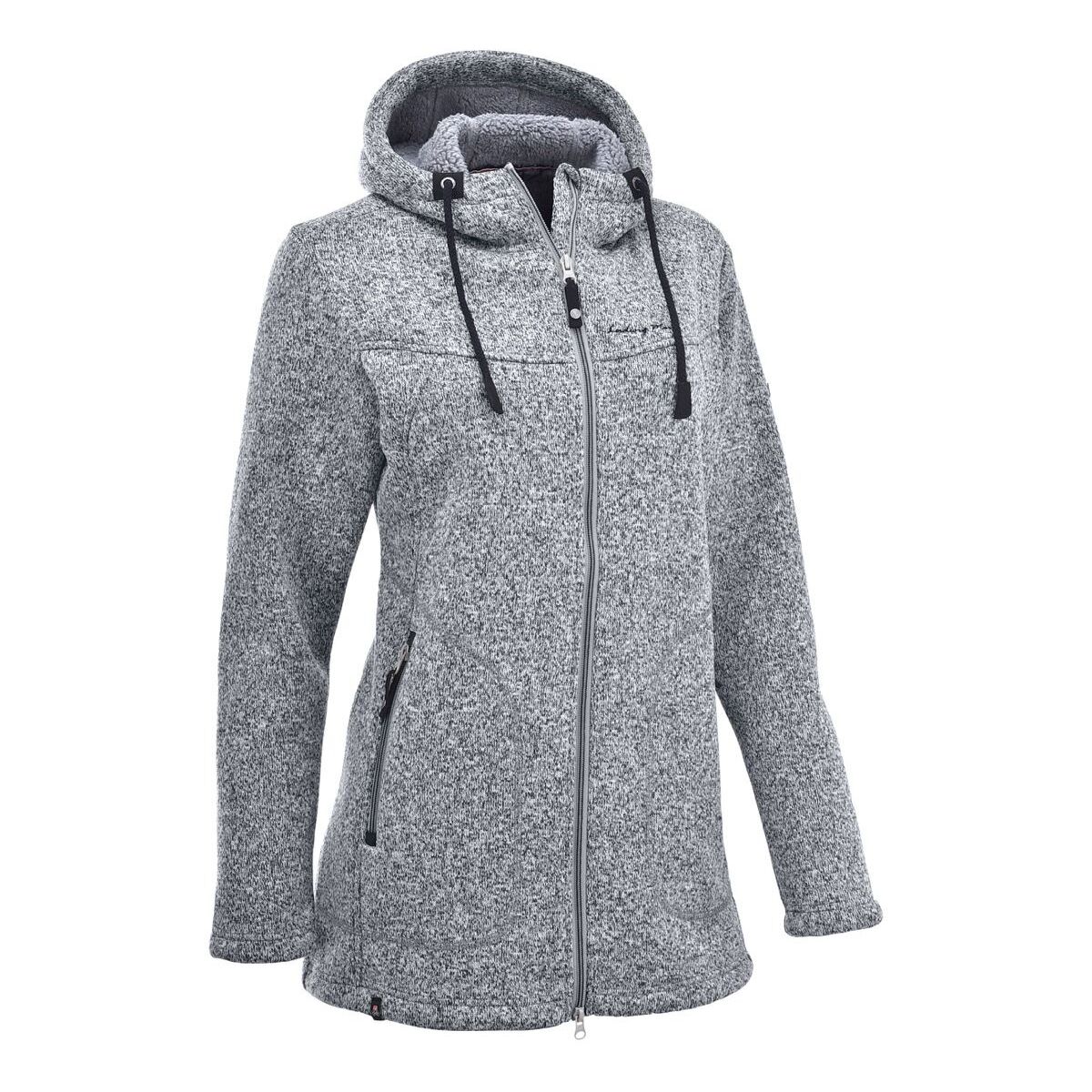 MAUL Sport Wilde Kaiserin - Strickfleece Mantel m. Kap. anthra (07) 38 5813700202-07-38