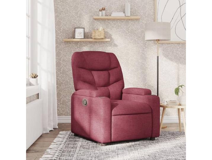 Fauteuil inclinable Rouge bordeaux Tissu 372444
