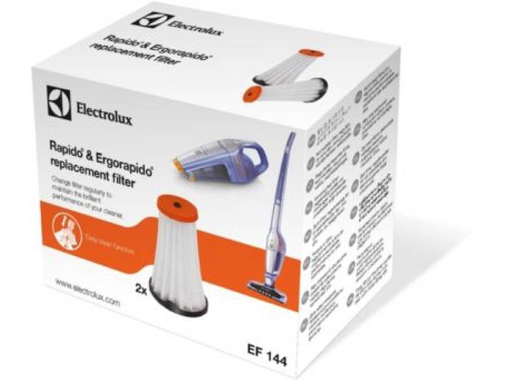 Electrolux - Filtre Plissé Lavable Ef144 Pour Aspirateur Balai Ergorapido