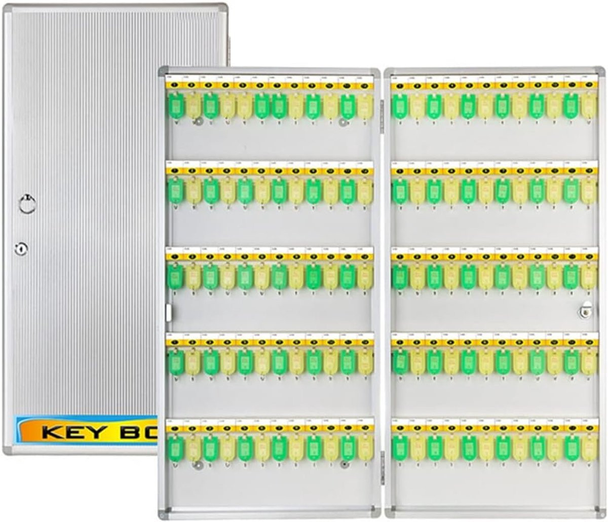 Aluminium Sleutelkluis met kleurlabels voor het beheren van 120 sleutels