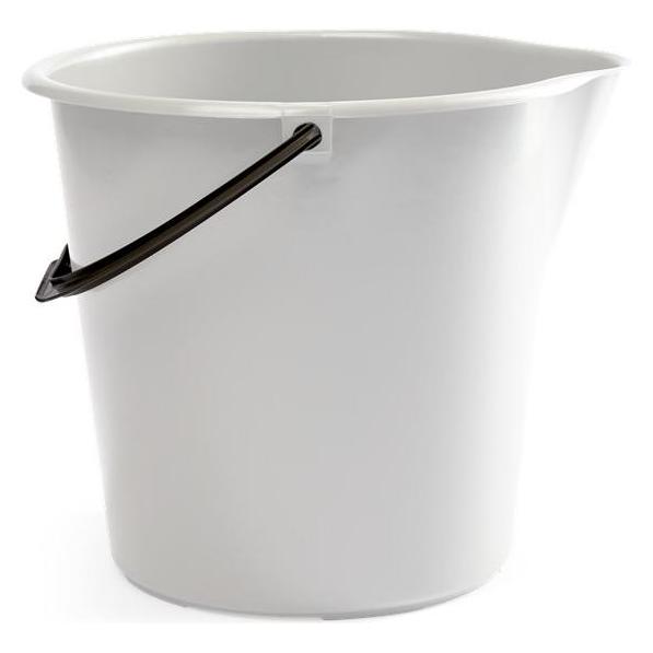 G.Funder Spand, 10 liter, hvid, dansk produceret (1 Stk.) (5701137195236)