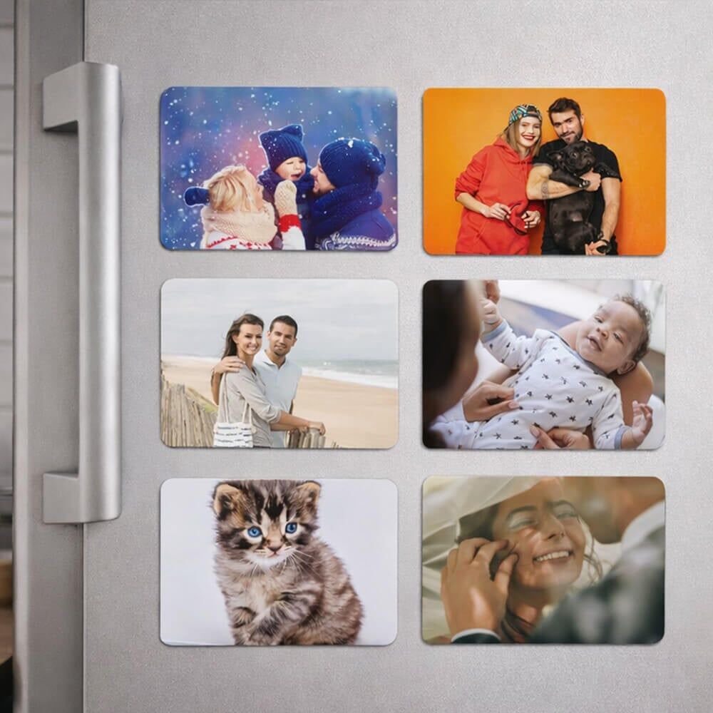 Ocadeau 6 magnets photos rectangle