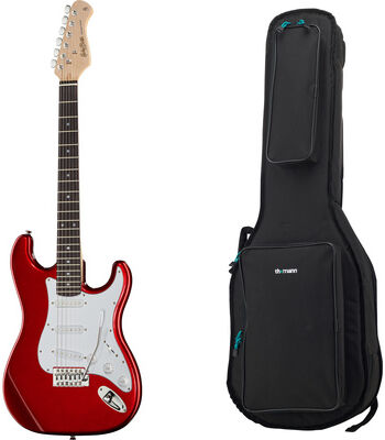 Harley Benton ST-20 CA St. Series w/Bag Candy Apple Red