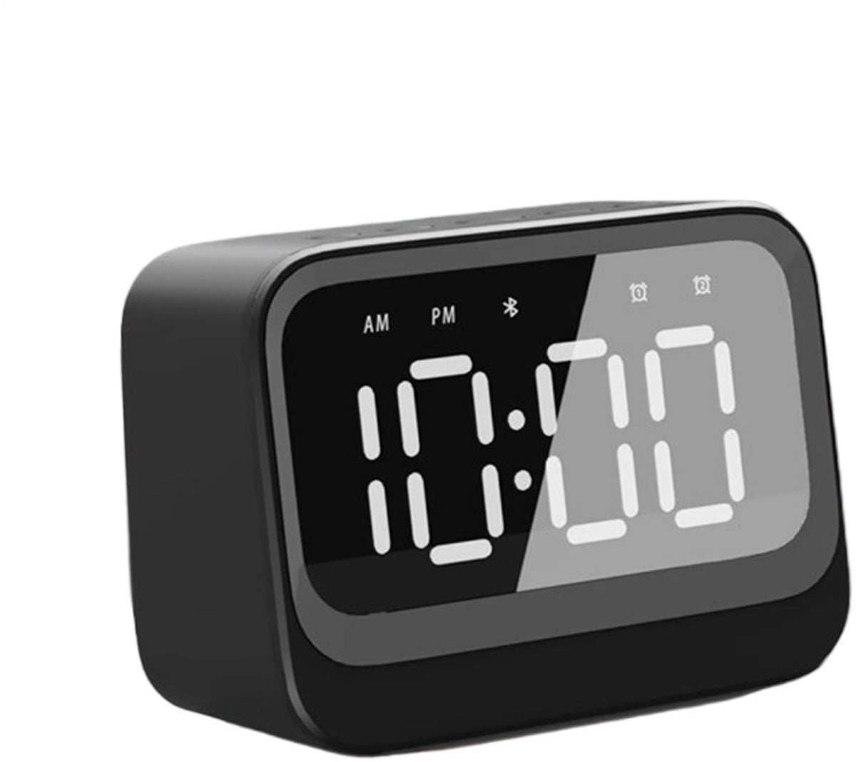 longziming Bluetooth Speaker Wekker met HD Audio en Digitale Klok in ABS