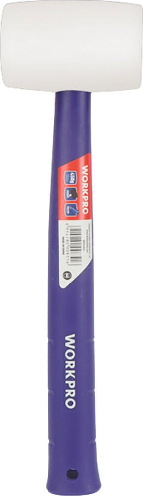 Workpro Gummihamer, blauw-wit