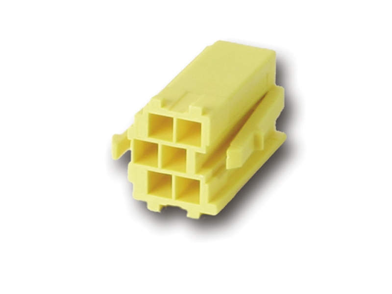 Mini ISO Steckergehäuse GELB 6 polig CHP