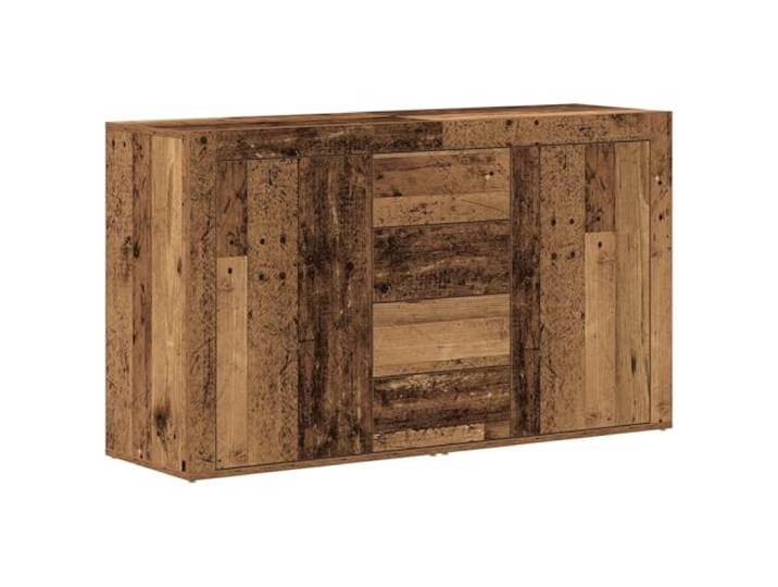 HKTMGDNG Sideboard 120x36x69 cm Kommode Altholz Holzwerkstoff Viel Stauraum im Esszimmer: Vier Schubladen und zwei Türen bieten praktische Ablageflächen für Geschirr und Dekoration.