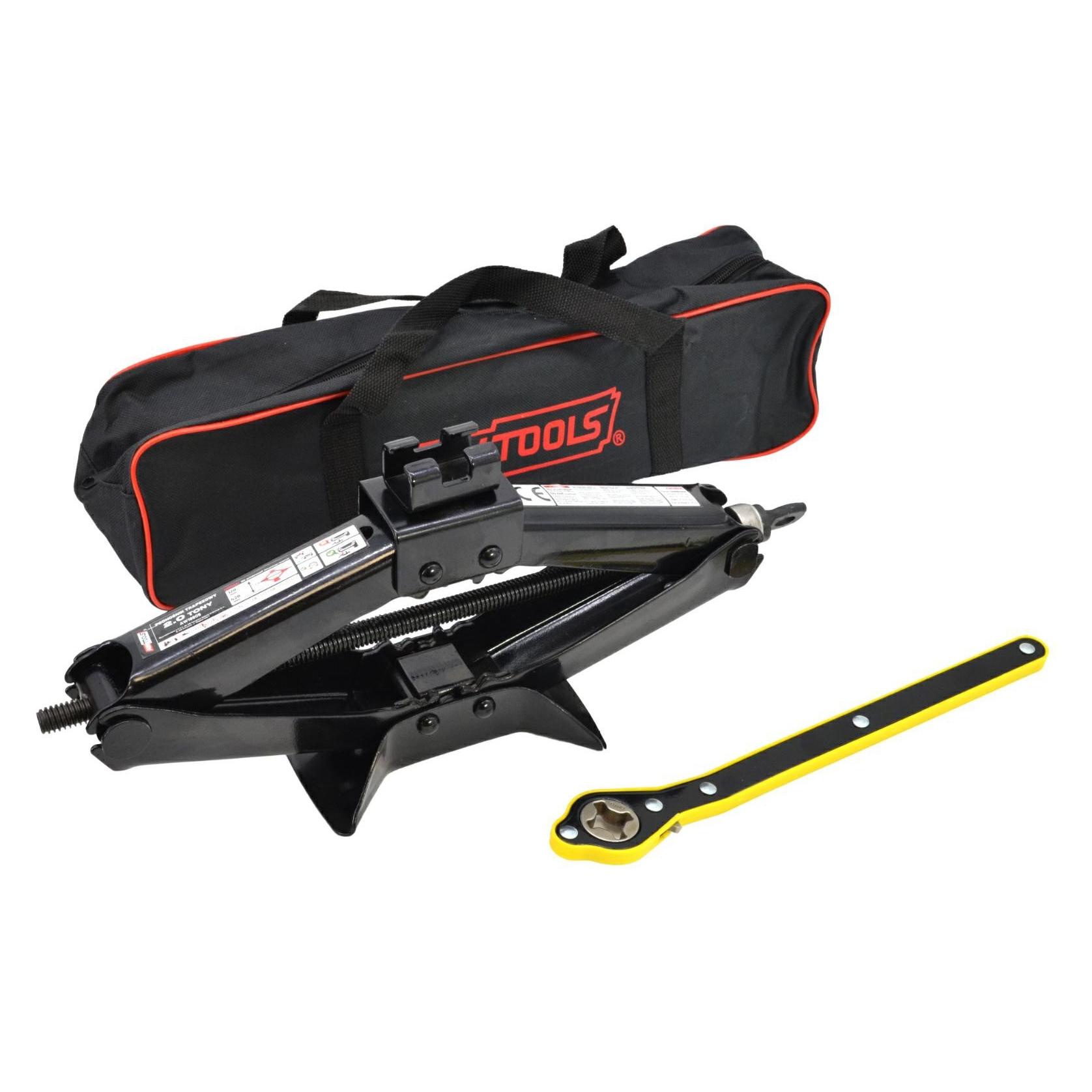 AW Tools Fahrzeugheber/-ständer (2000 kg, 12 - 42 cm) (AW19805)