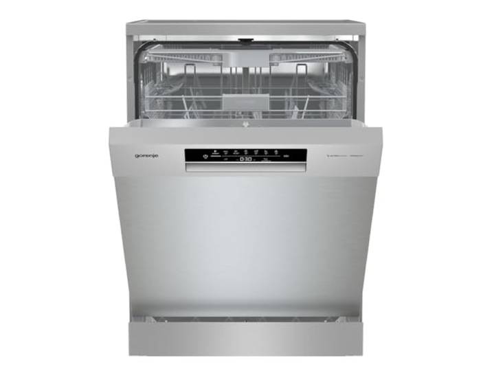Gorenje GS643C90X Geschirrspüler/Freistehend/60 breite/16 Maßgedecke/6 Programme/TotalDry/FlexUse/Ecoprogramm/Automatikprogramm/Intensivprogramm/Kristallglas/EEK: C/Maße(HxBxT): 84,5 x 59,9 x 59,7 cm