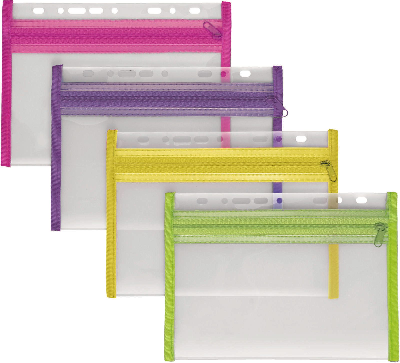 VELOFLEX Reißverschlussbeutel A5 transparent 4350000
