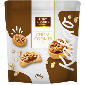Feiny-Biscuits Kekse Kakao Cereal Cookies, 154 g
