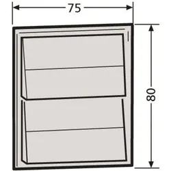 Renz, Klingel + Türsprechanlage, Tastenmodul 97-9-85270 2 Taster weiss (alt: 97-9-85096)