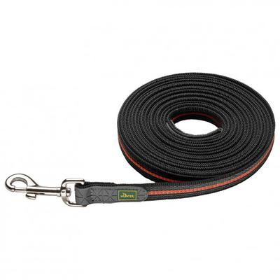 Hunter - Trackingleash Visby Super Grip - Hundeleine Gr Länge 10 m - Breite 2,0 cm orange