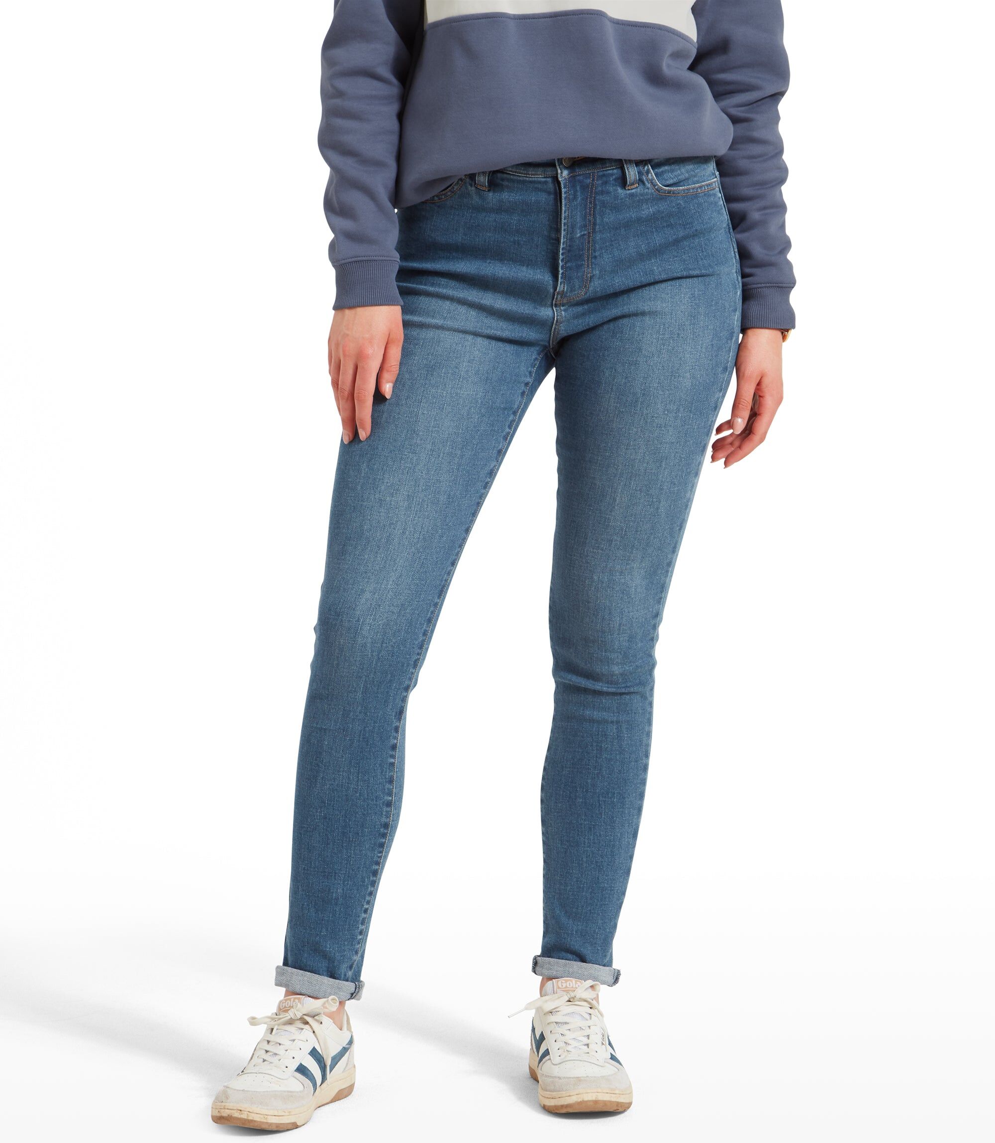 Schöffel Country Poppy Jeans - Blue - Size UK14 - Women