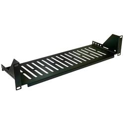 VALUE 19-Zoll-Geräteträger, 485 x 150mm, 2HE, max. 15 kg, schwarz 26.99.0404