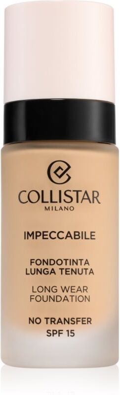 Collistar Impeccabile Long Wear Foundation long-lasting foundation SPF 15 3R Rosy Natural 30 ml