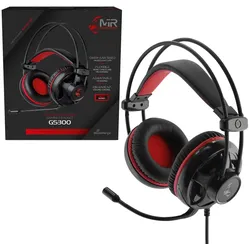 MediaRange MRGS300 Gaming Headset mit roter LED
