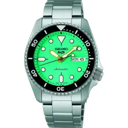 Seiko 5 Sports Automatik Sports, mid-size 38mm SRPK33K1 - grün,silber - 38mm