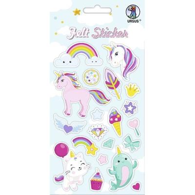 URSUS Filz-Sticker 'Einhorn'