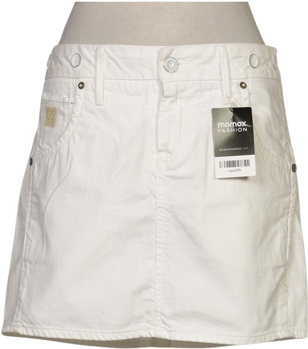G Star RAW Damen Rock, Weiß, Gr. W29, Baumwolle - Second Hand